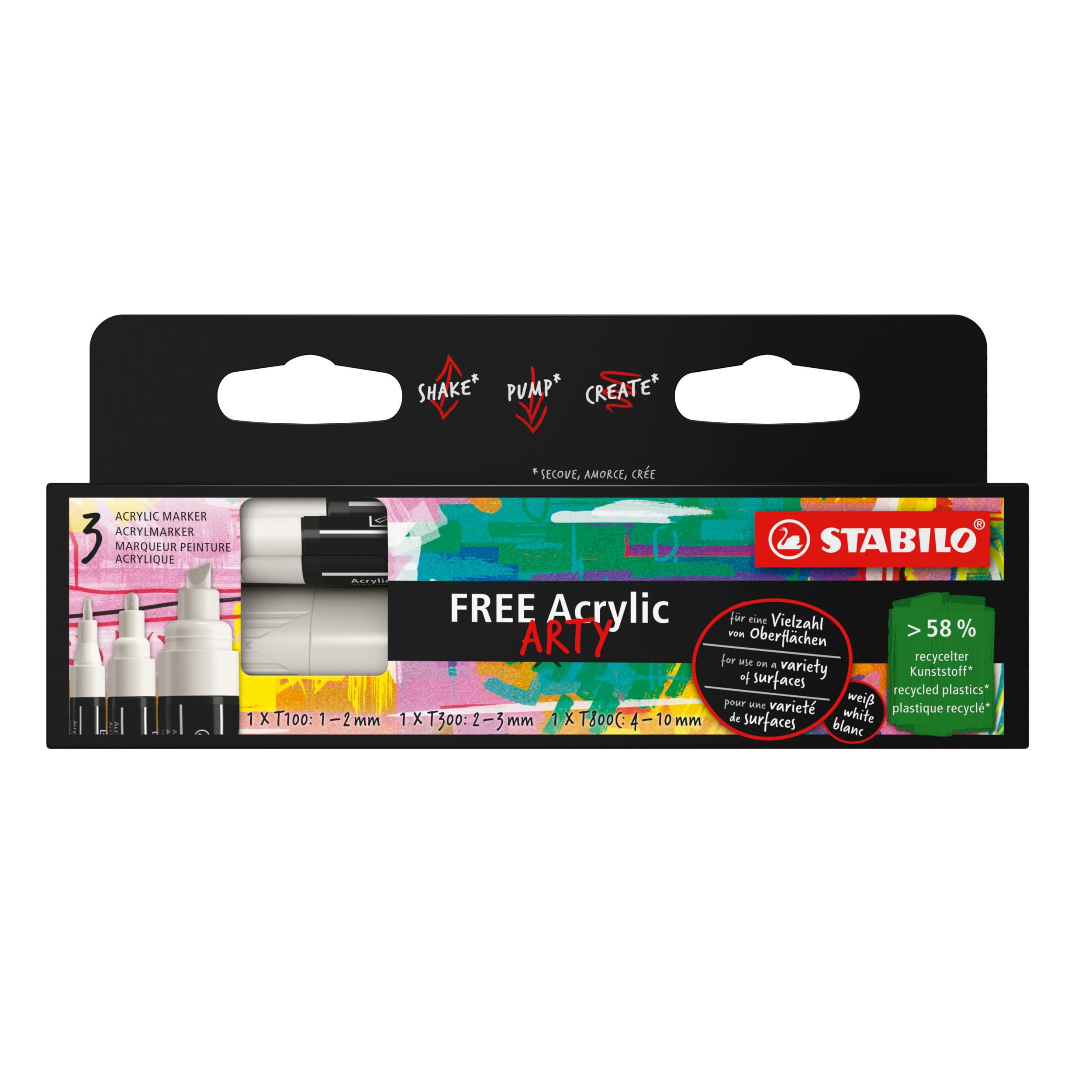 stabilo-free-acrylic-t100-t300-t800c-acrylmarker-3er-pack-schwarz image 8