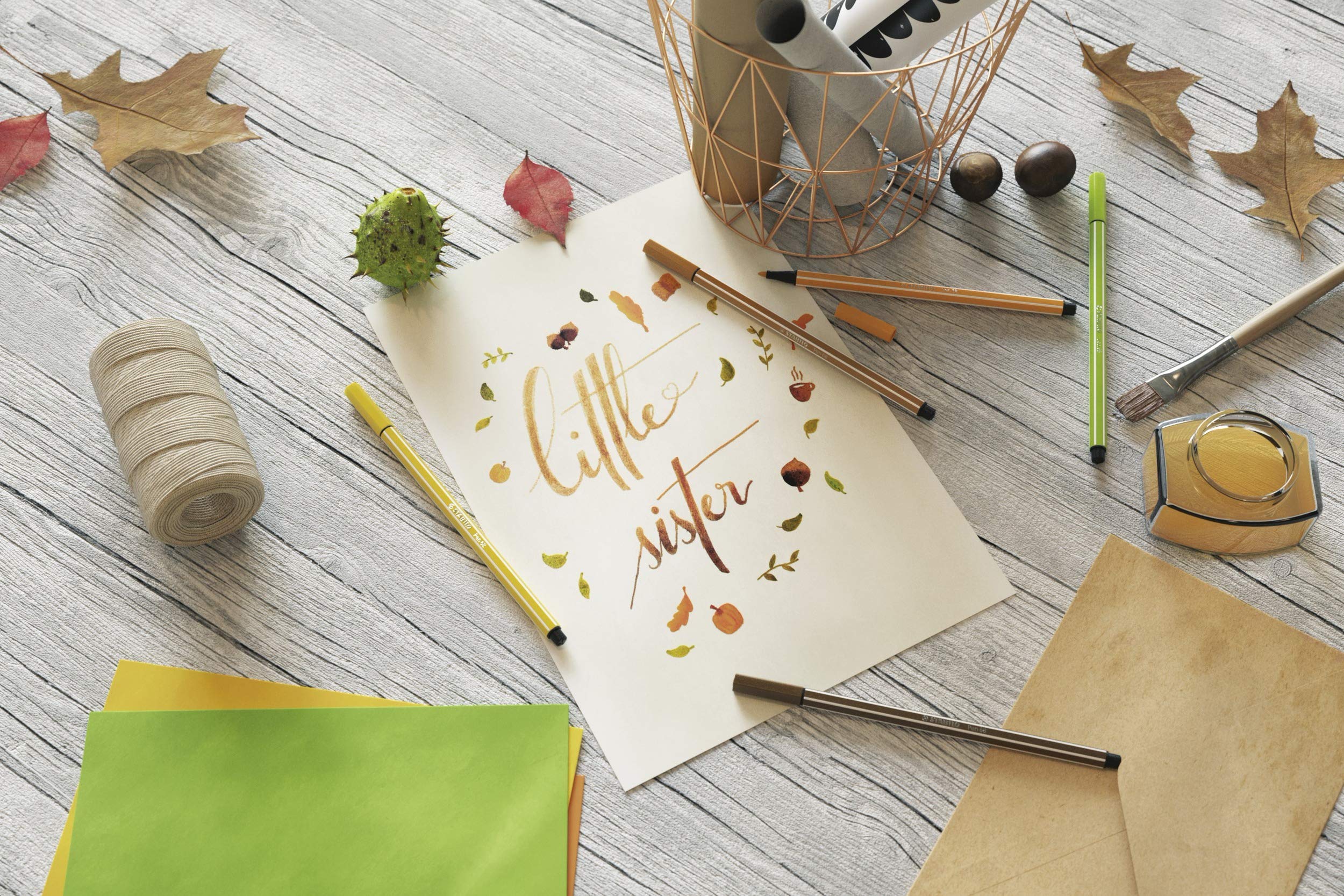 stabilo-pen-68-colorparade-filzstift-20er-tischset-t-rkis-20-farben image 6