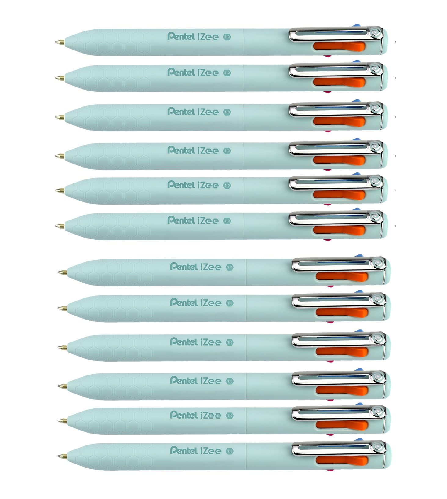 pentel-izee-bxc470-lc-4-farben-kugelschreiber-0-5-mm-orange-hellblau-pink-violet image 5
