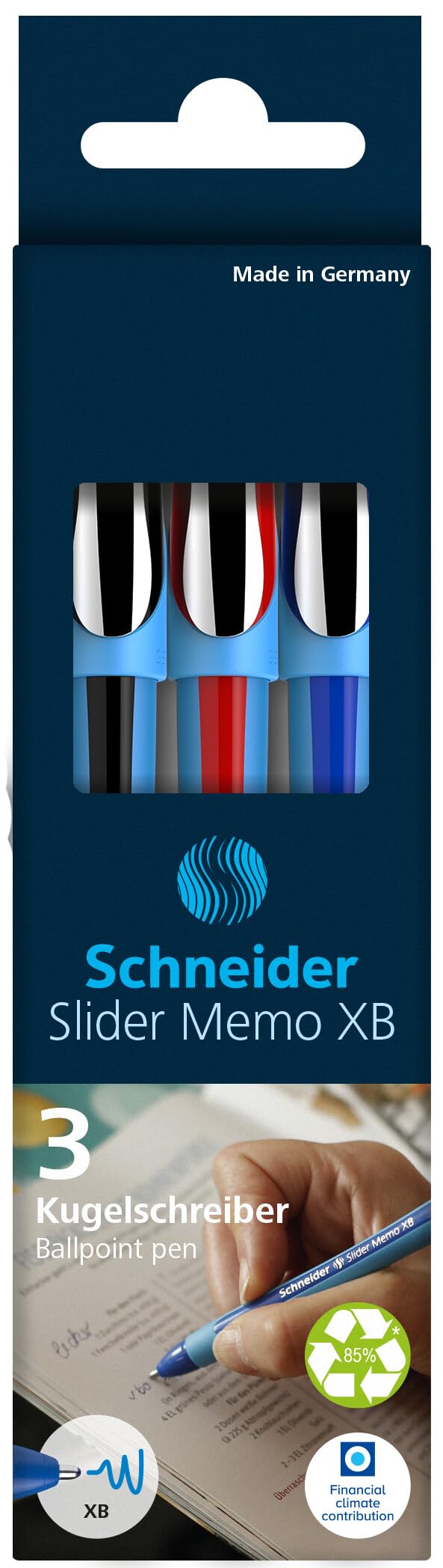 schneider-slider-memo-xb-kugelschreiber-3er-etui-rot-schwarz-blau image 5