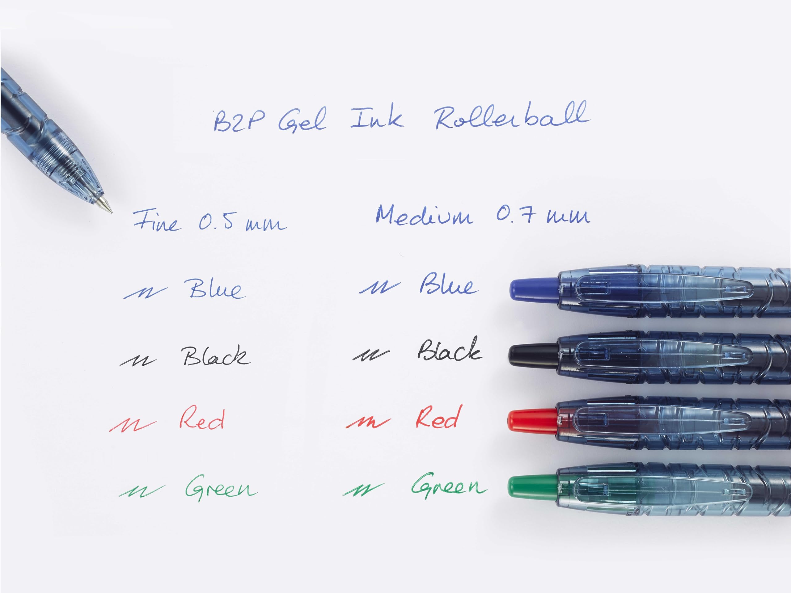 pilot-b2p-gel-tintenroller-schwarz-mittel-10-stifte-5-nachf-llungen-5-gratis image 6