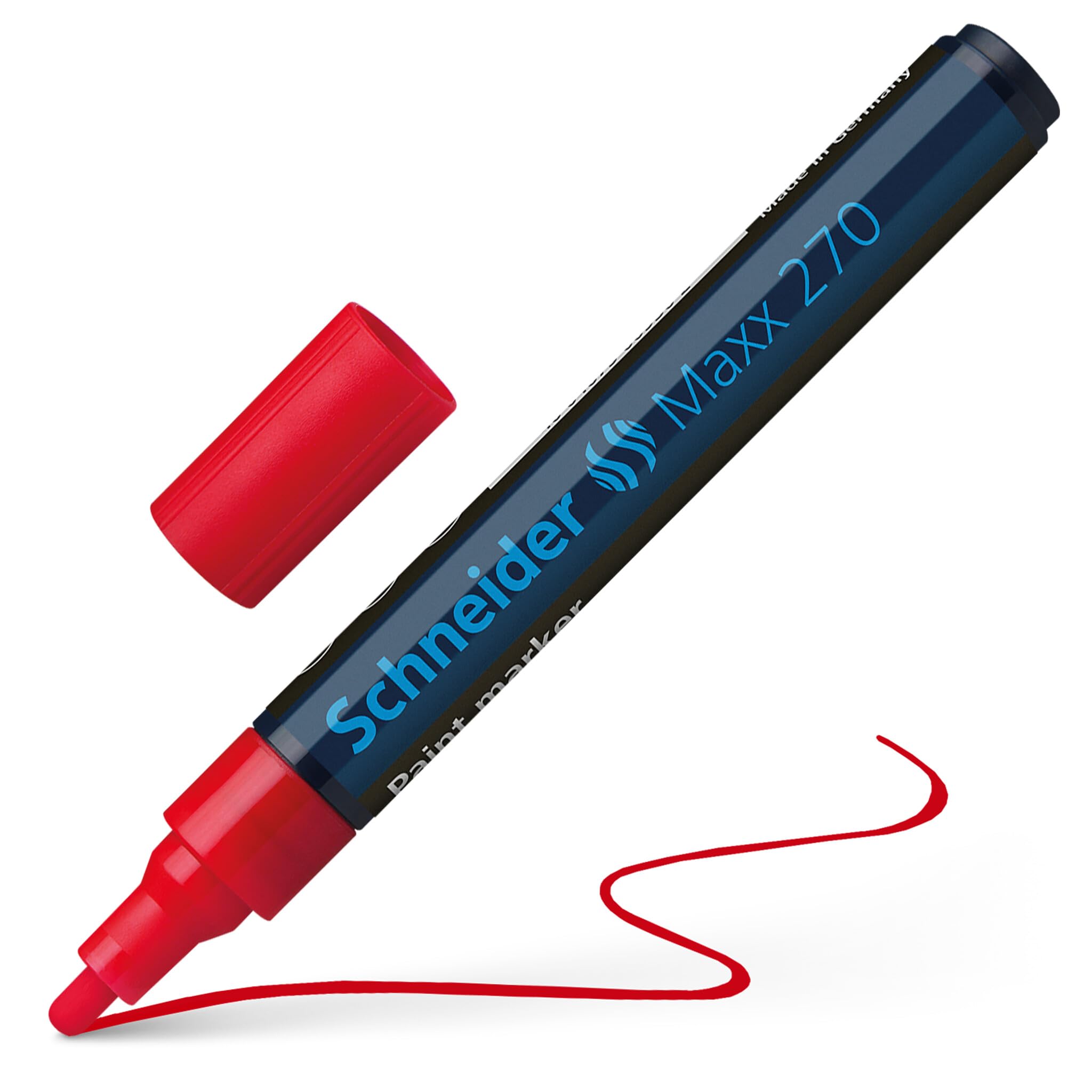 schneider-maxx-270-lackmarker-rot-1-3-mm-rundspitze-10er-pack image 4