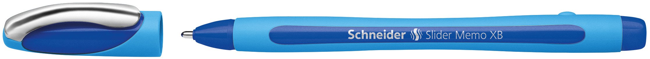 schneider-slider-memo-xb-kugelschreiber-mit-kappe-blau image 1