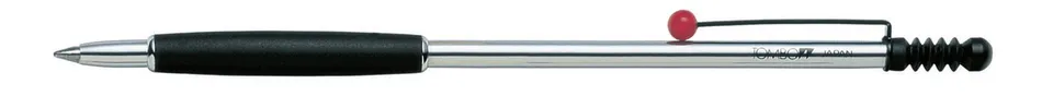 tombow-zoom-707-de-luxe-kugelschreiber-0-7-mm-chrom-schwarz-rot-mit-geschenkbox image 1