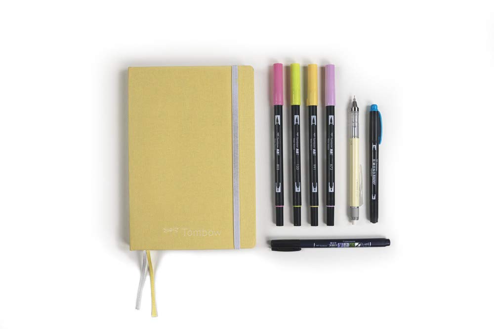 tombow-bujo-set2-creative-journaling-kit-bright-notizbuch-7-teiliges-bullet-jour image 2