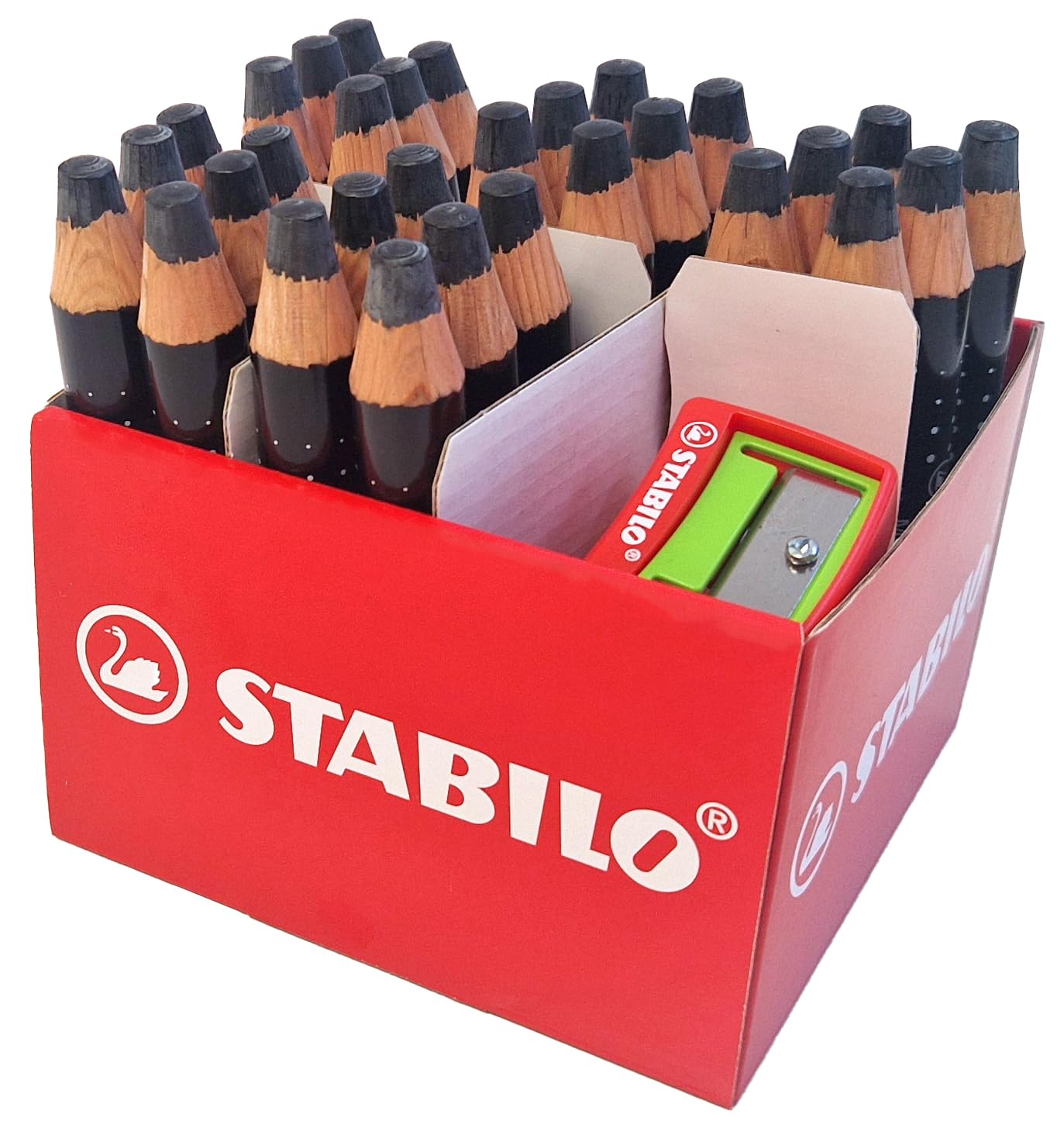 stabilo-markdry-whiteboard-und-flipchartmarker-holzgefasst-xxl-mine image 8