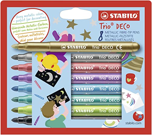 stabilo-trio-deco-metallic-filzstift-mit-xl-spitze-8-farben image 8