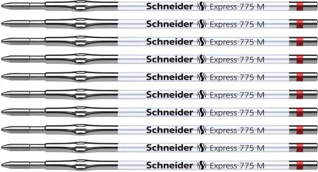 schneider-express-775-m-kugelschreibermine-rot-dokumentenecht-10er-pack image 1