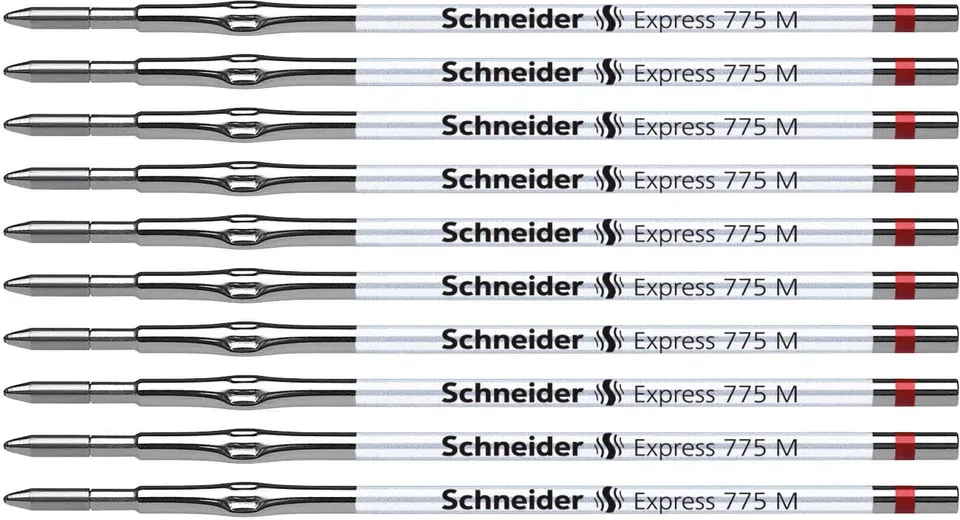 schneider-express-775-m-kugelschreibermine-rot-dokumentenecht-10er-pack image 1