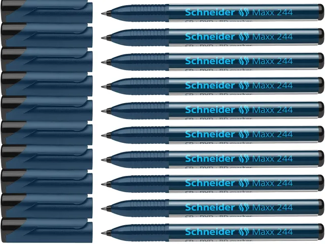 schneider-maxx-244-cd-dvd-bd-marker-0-7-mm-blau-10er-pack image 1