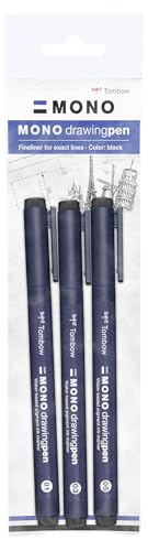 tombow-mono-drawing-pen-fineliner-schwarz-3er-set-01-03-05 image 3