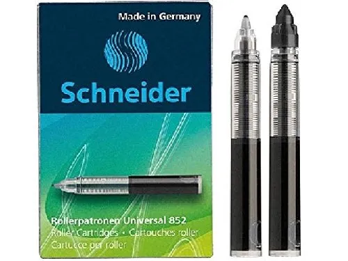 schneider-852-tintenpatrone-schwarz-m-5er-pack-f-r-topball-kugelschreiber image 1