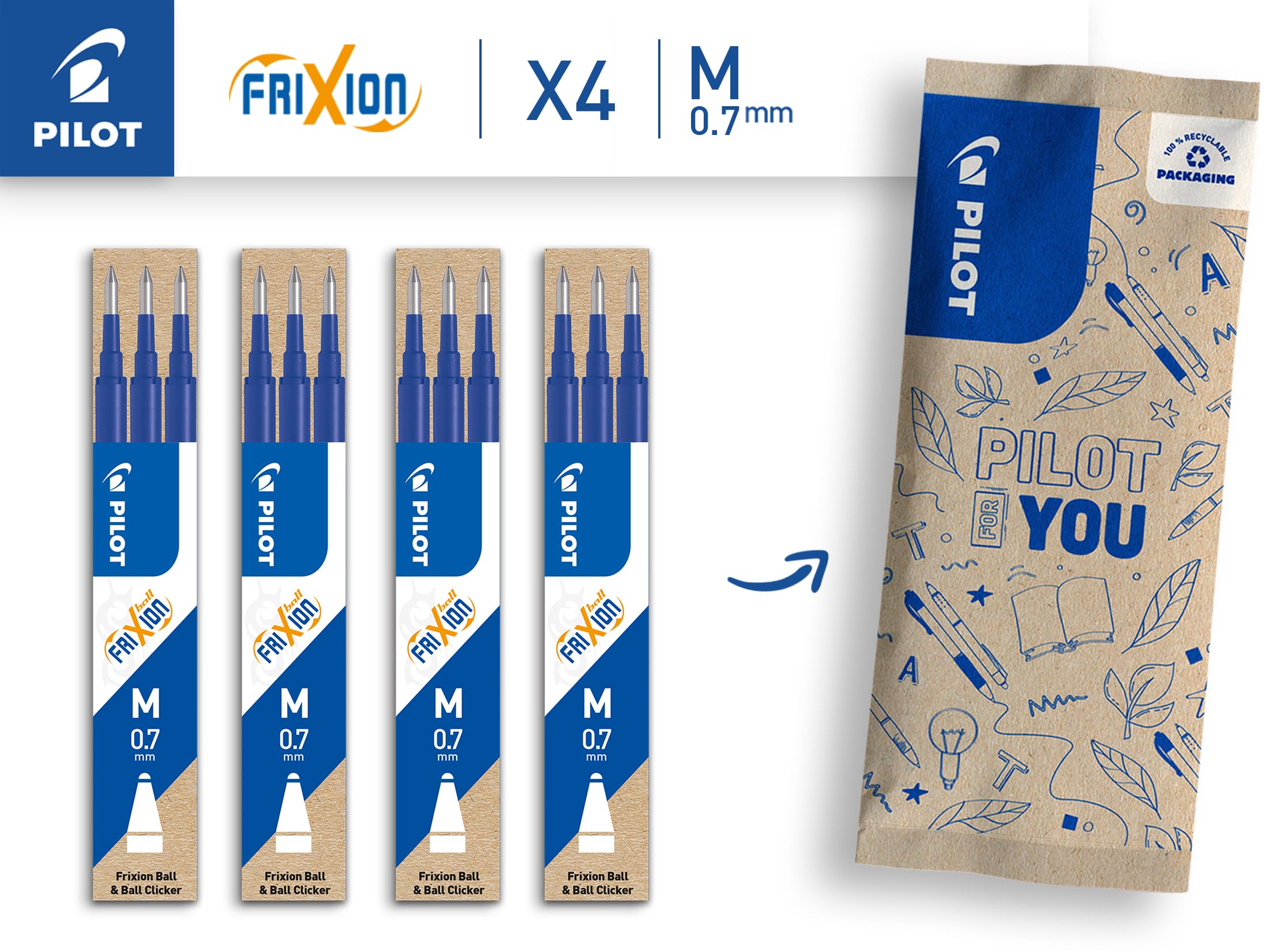 pilot-frixion-ersatzminen-0-7-gel-tintenrollermine-blau-12-st-ck image 2
