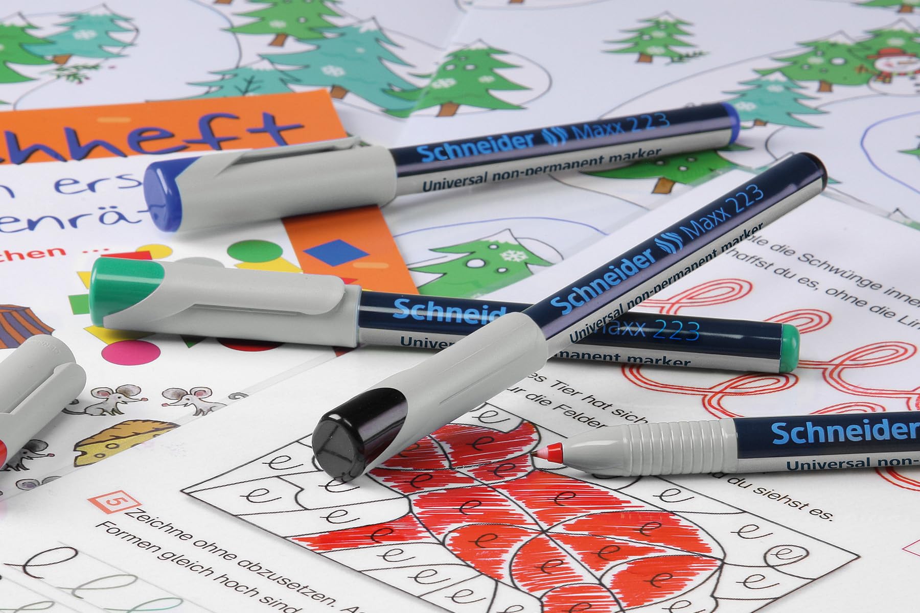 schneider-maxx-223-f-ohp-marker-non-permanent-0-7-mm-4er-etui-grau image 3