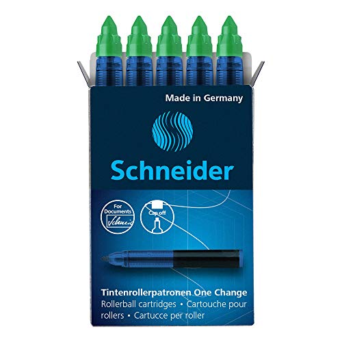 schneider-one-change-rollerpatrone-0-6-mm-5er-pack-gr-n-dokumentenecht image 5