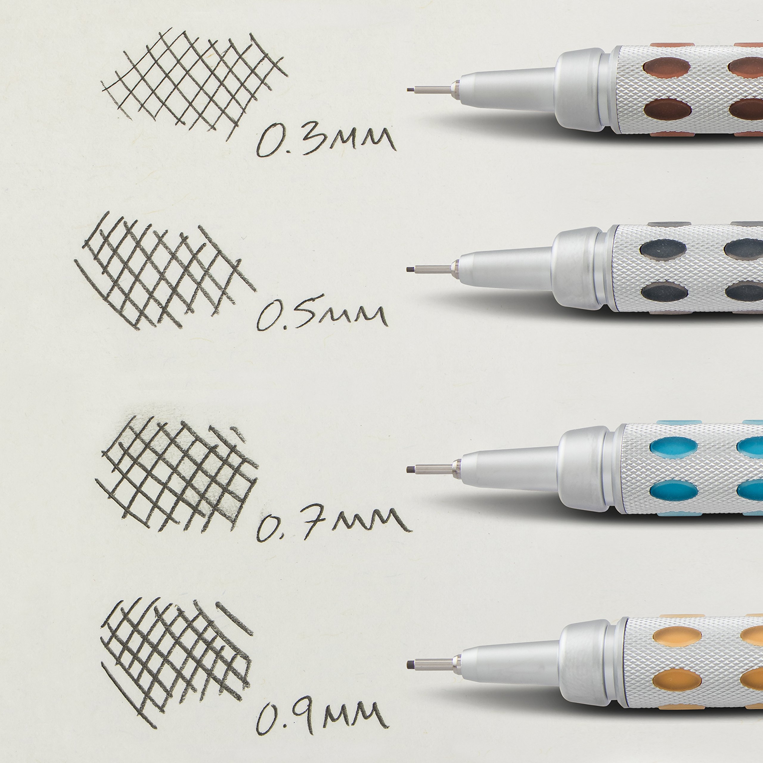 pentel-graphgear1000-druckbleistift-0-3-mm-hb-edelstahl image 8