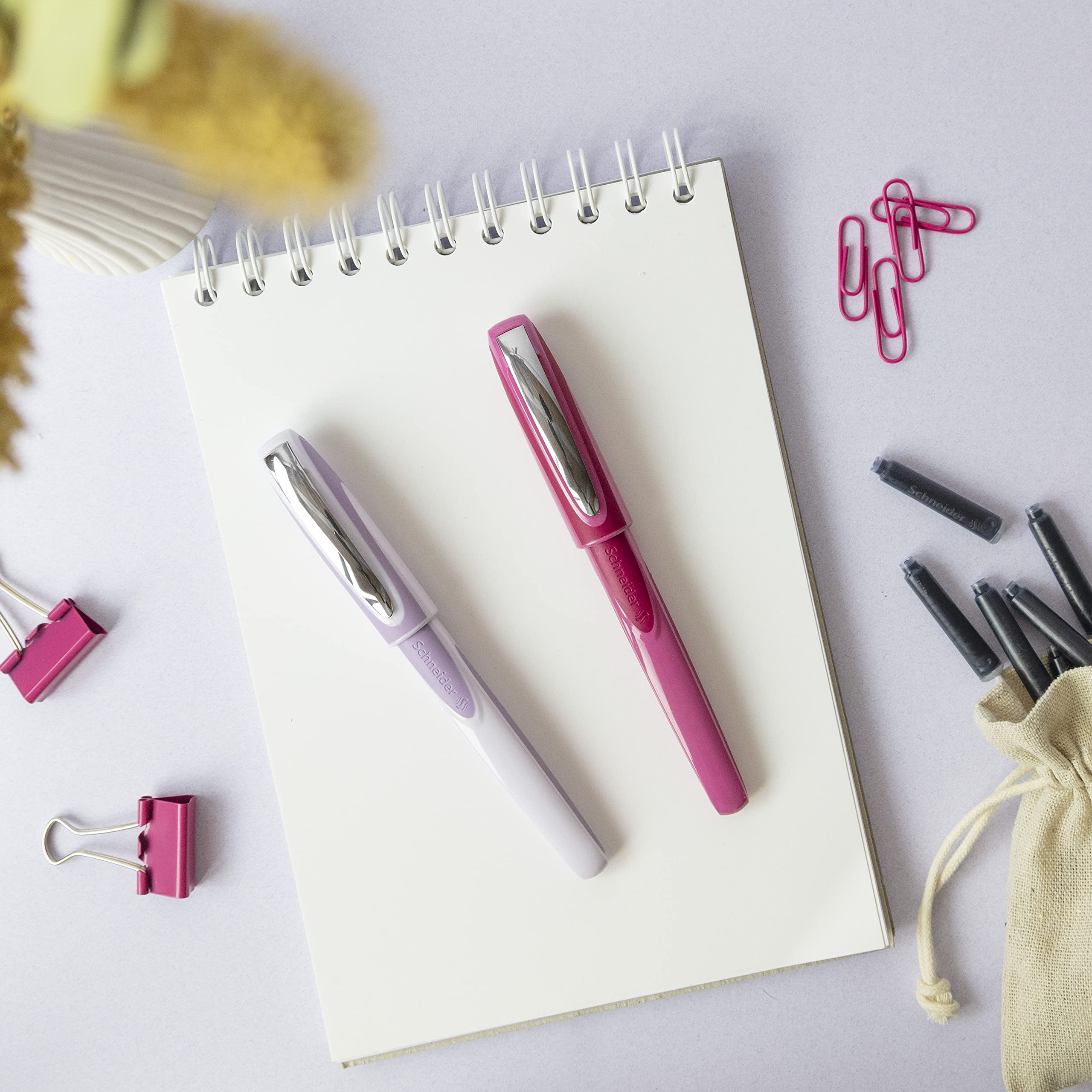 schneider-ray-tintenroller-lavendel-m-nachf-llbar-f-r-rechts-und-linksh-nder image 4