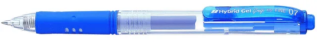 pentel-k157-c-hybrid-gel-grip-druck-tintenroller-0-7-mm-blau-12-st-ck image 1