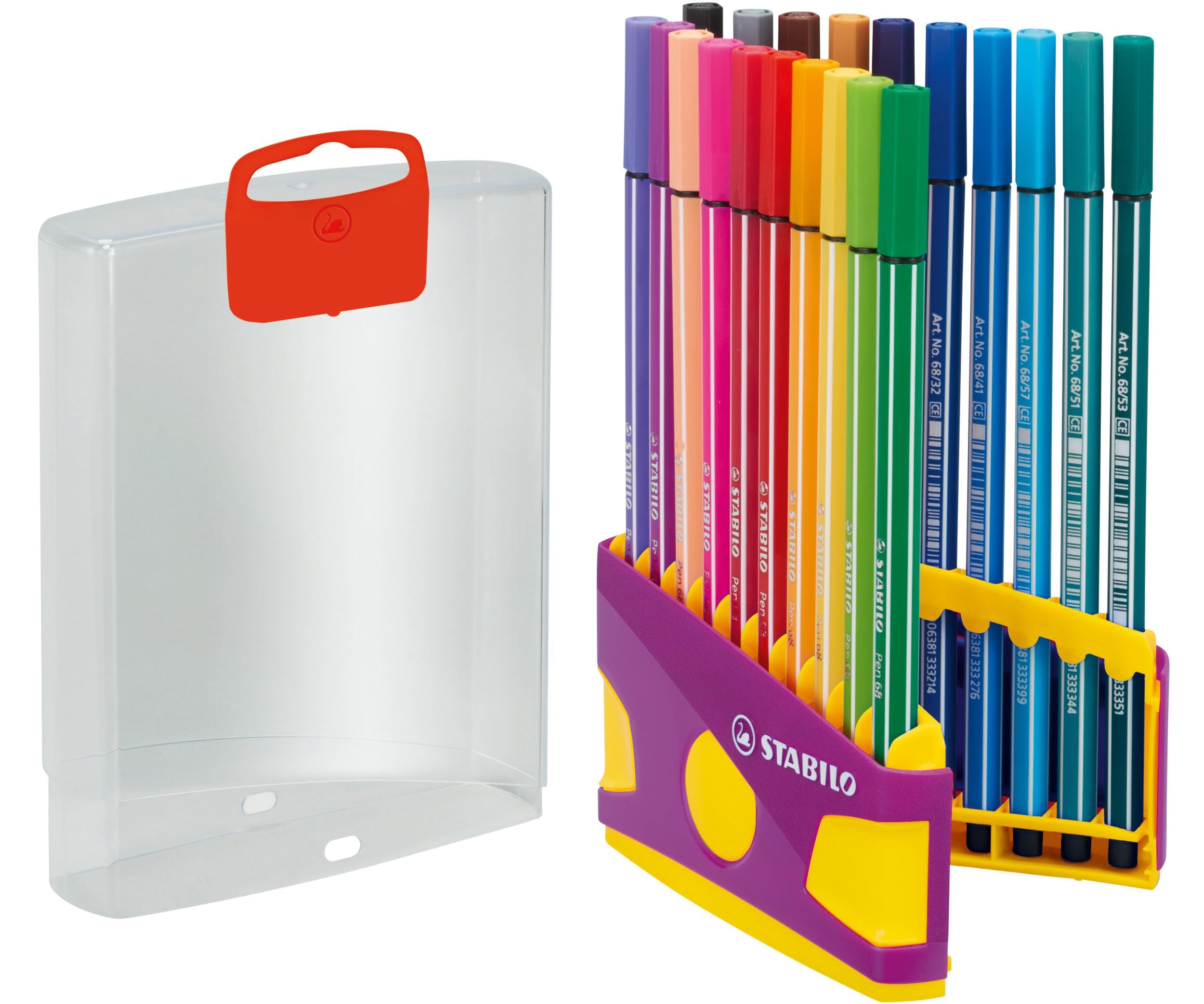 stabilo-pen-68-colorparade-premium-filzstift-20er-tischset-20-farben image 1