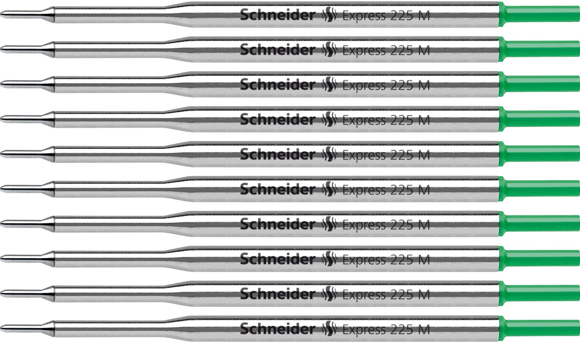 schneider-express-225-m-gro-raummine-kugelschreiber-10er-pack-gr-n-dokumentenech image 1