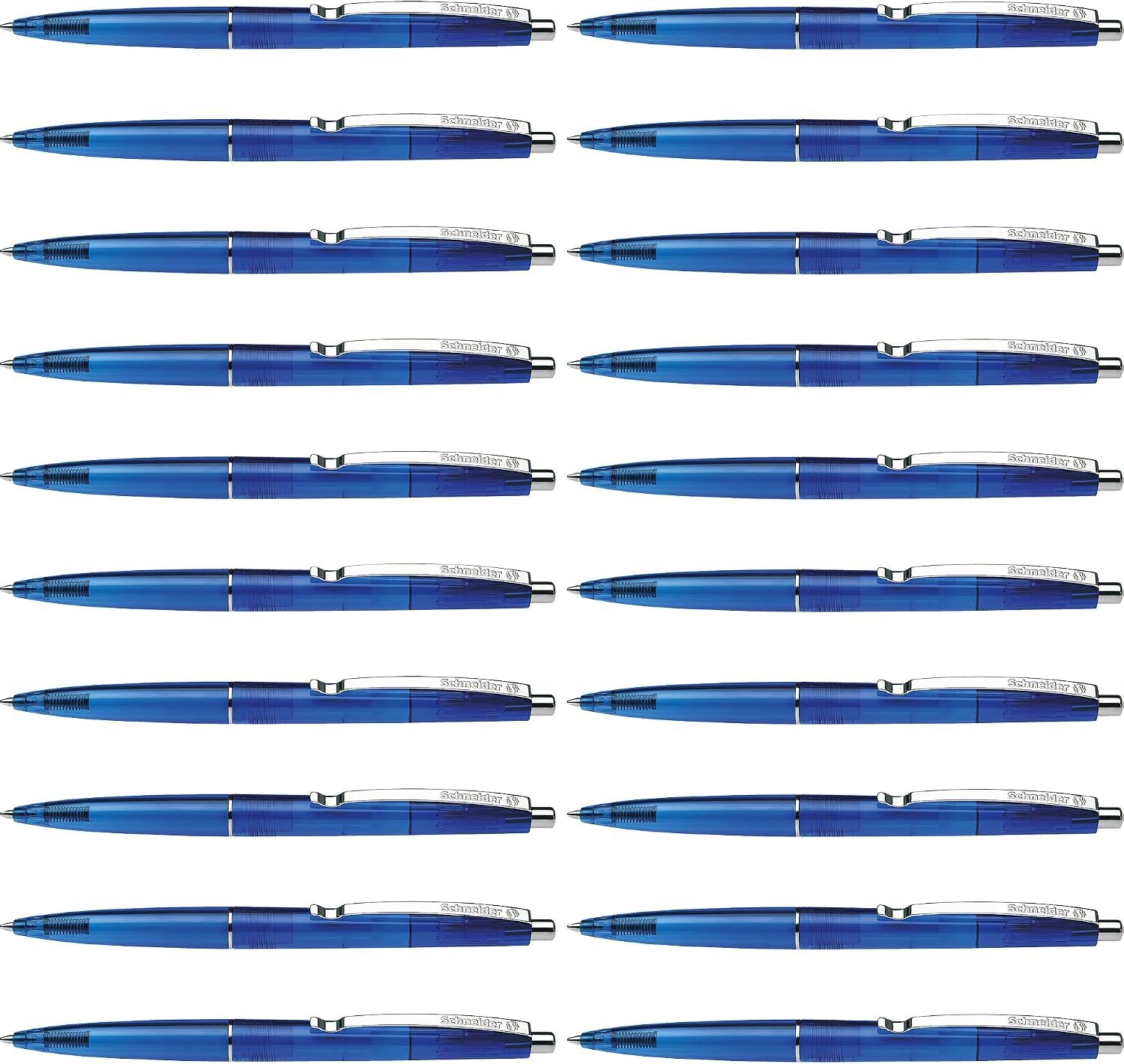 schneider-k20-icy-colours-kugelschreiber-blau-m-20er-pack-dokumentenecht image 1