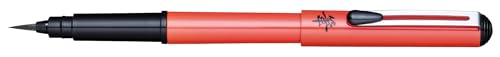 pentel-pocket-brush-pinselstift-orange-schwarz-2-patronen-fp10 image 7