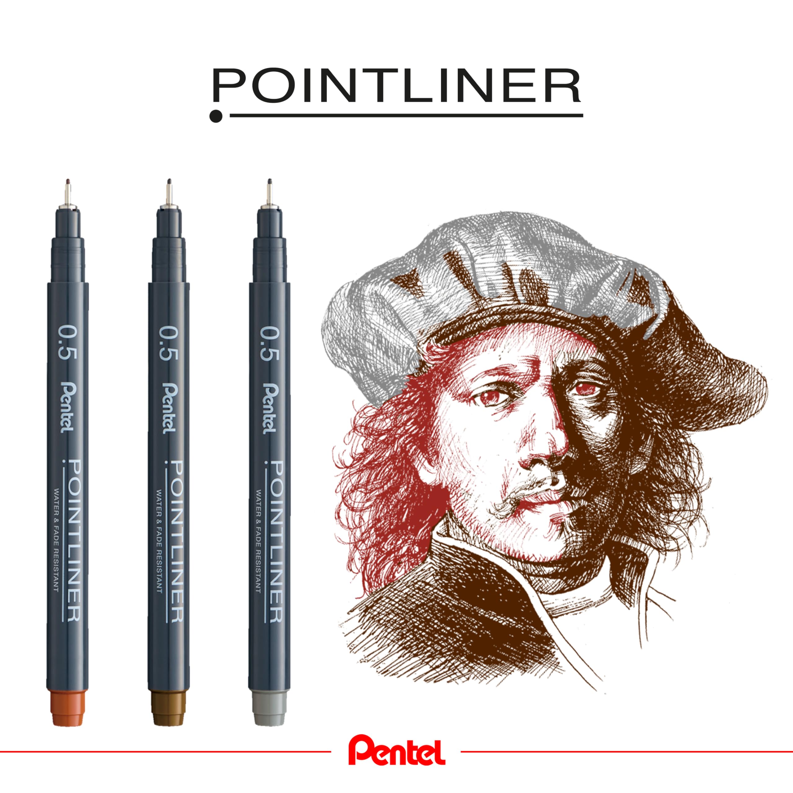 pentel-pointliner-s20p-5n-fineliner-grau-0-5-mm-wasserfest image 4