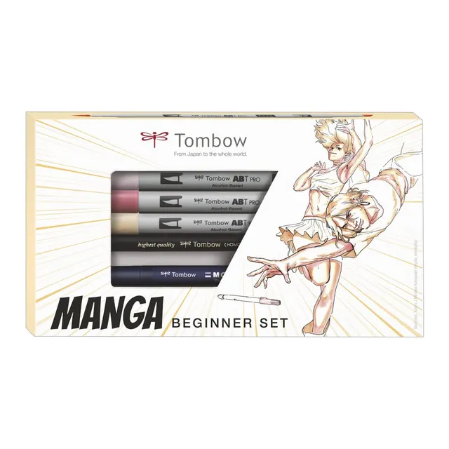 tombow-manga-beginner-set-abt-pro-alkoholmarker-7-teilig-mit-anleitung image 1