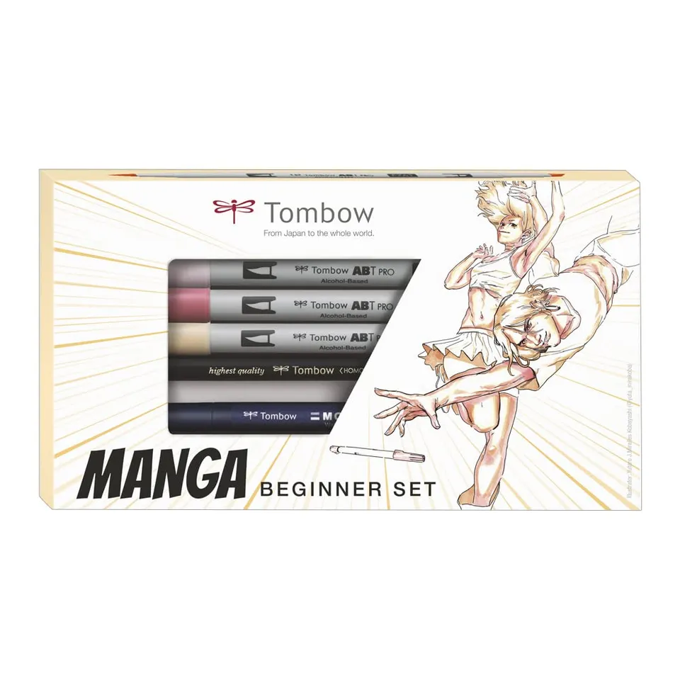 tombow-manga-beginner-set-abt-pro-alkoholmarker-7-teilig-mit-anleitung image 1