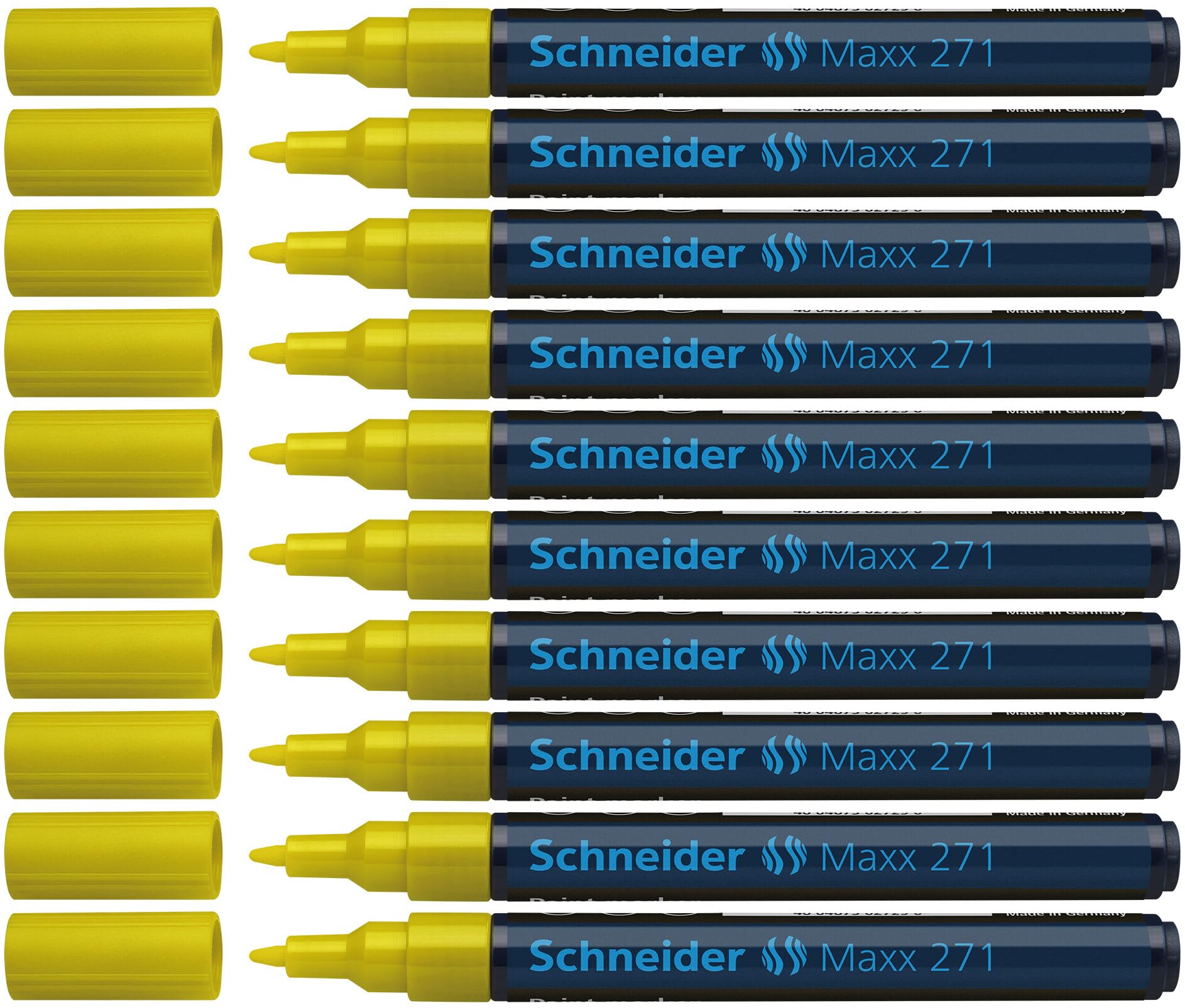 schneider-maxx-271-paint-marker-rundspitze-1-2-mm-gelb-10er-packung image 1