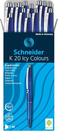 schneider-k20-icy-colours-kugelschreiber-blau-m-20er-pack-dokumentenecht image 7