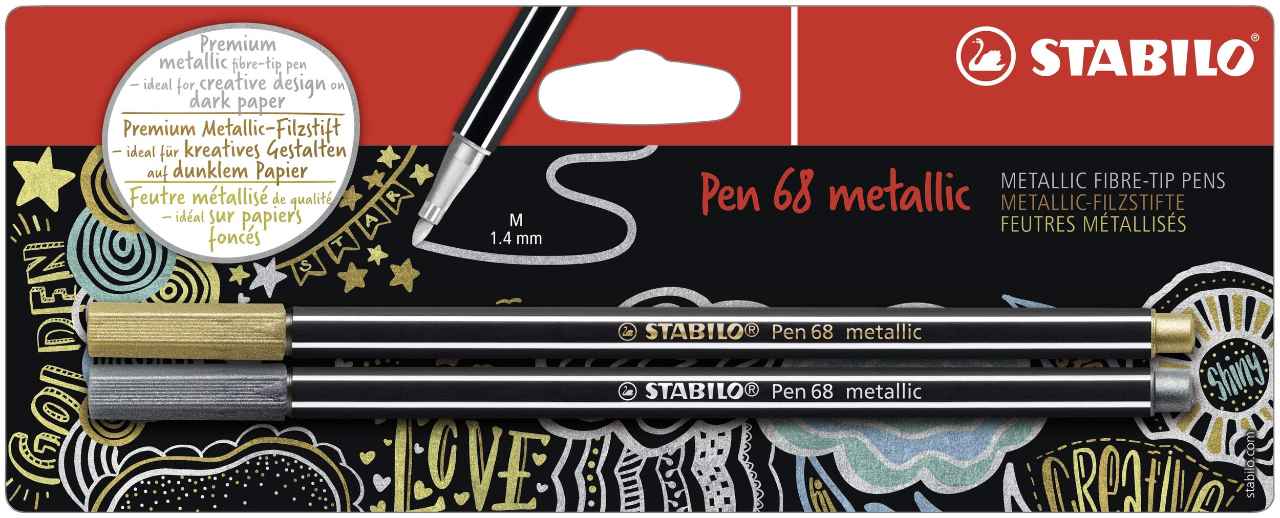 stabilo-pen-68-metallic-premium-filzstift image 1