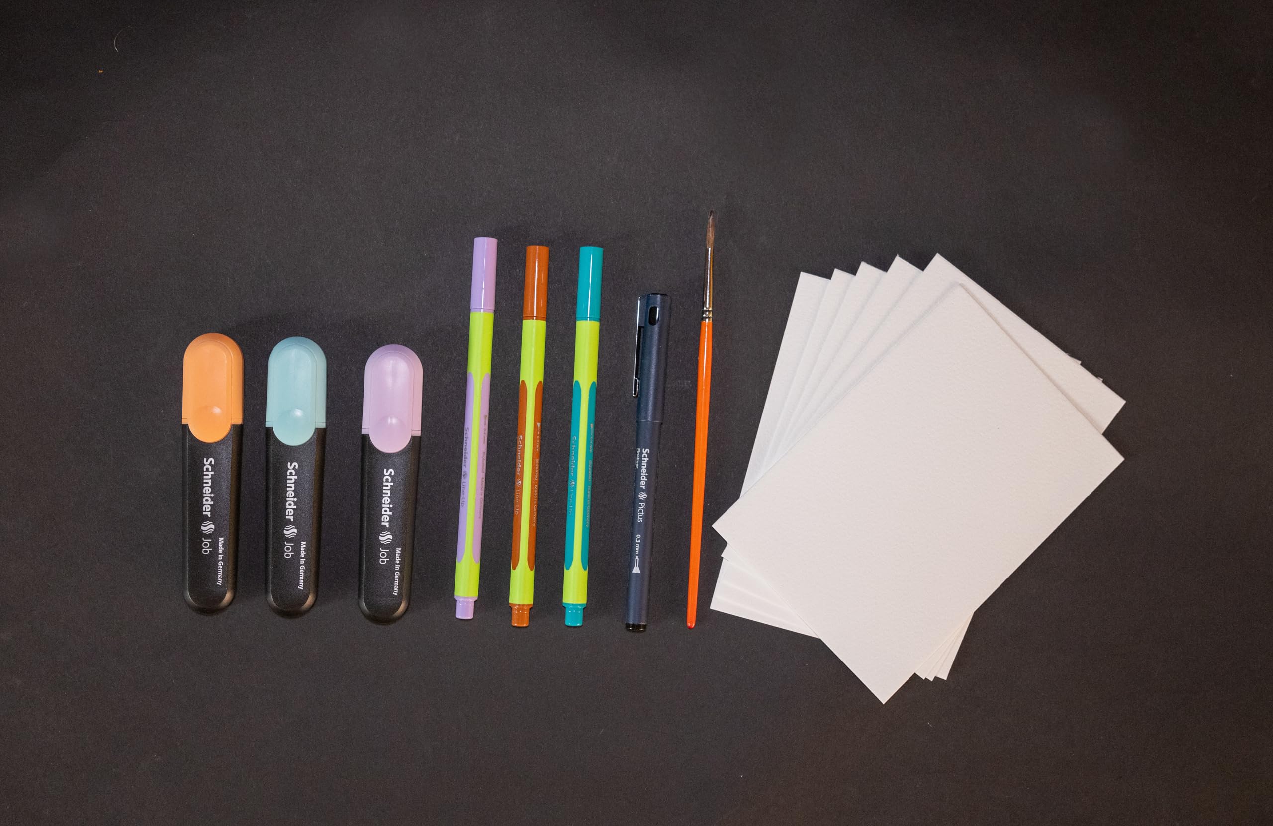 schneider-diy-set-postkarte-kreativset-mit-stiften-aquarellpapier-und-anleitung image 5