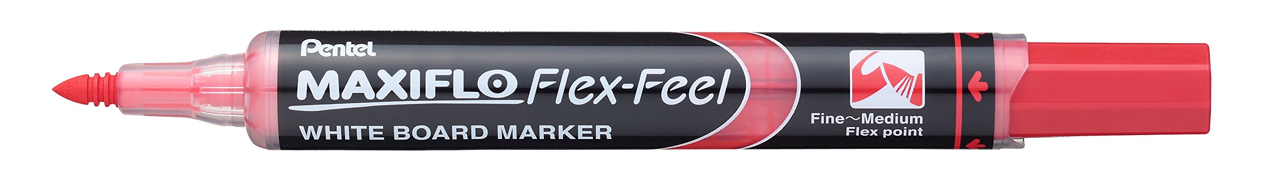 pentel-maxiflo-flex-feel-whiteboard-marker-mwl5sbf-ax-schwarz image 8