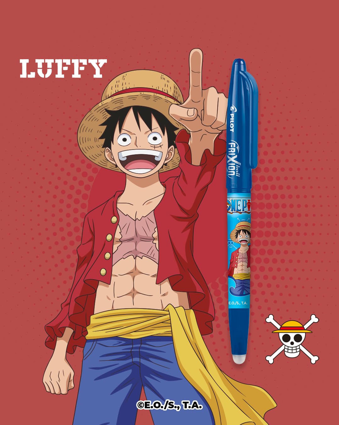 pilot-x-one-piece-frixion-ball-0-7-mm-3er-set-minen-sticker-limitiert image 3