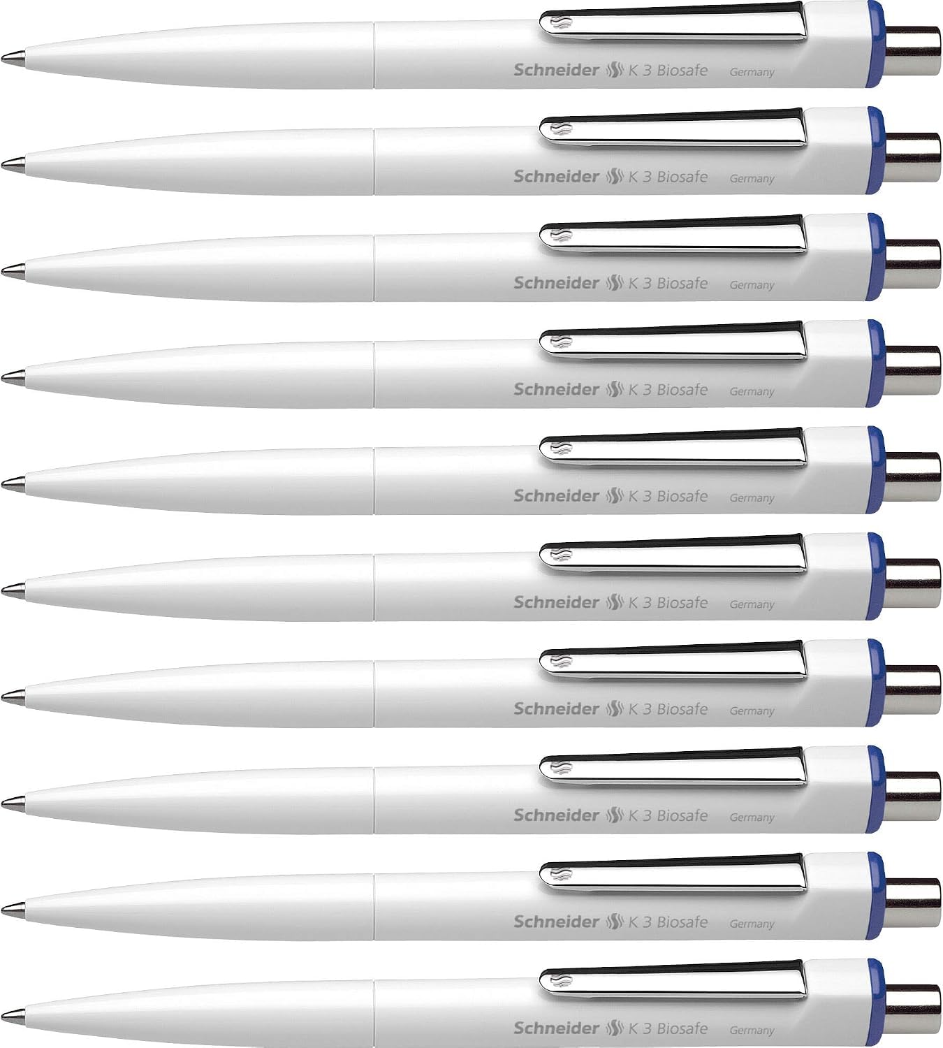 schneider-k-3-biosafe-kugelschreiber-blau-m-10er-pack-made-in-germany image 1