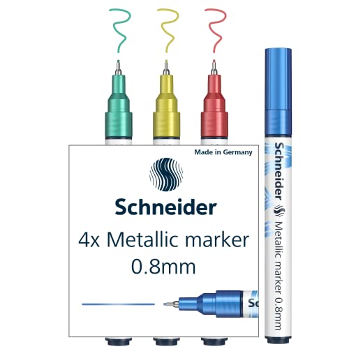 schneider-paint-it-010-metallicmarker-0-8-mm-4er-set-blue-green-red-yellow image 8