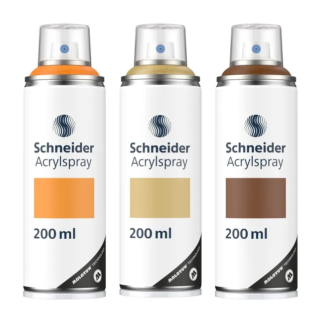 schneider-paint-it-030-supreme-diy-acryllack-3er-set-3x-200-ml-light-orange-gold image 1