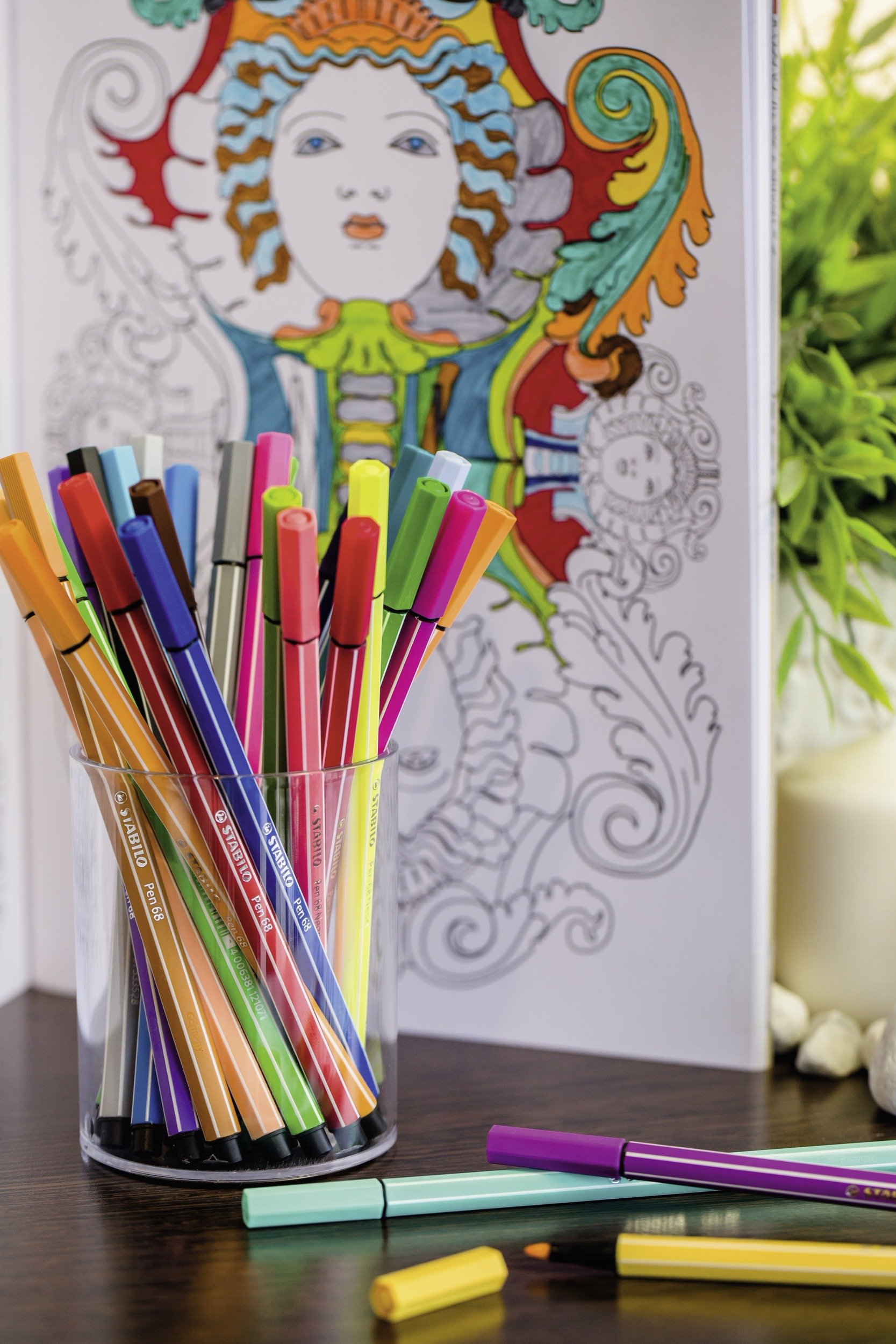 stabilo-pen-68-premium-filzstift-1-mm-mit-aquarell-funktion image 6
