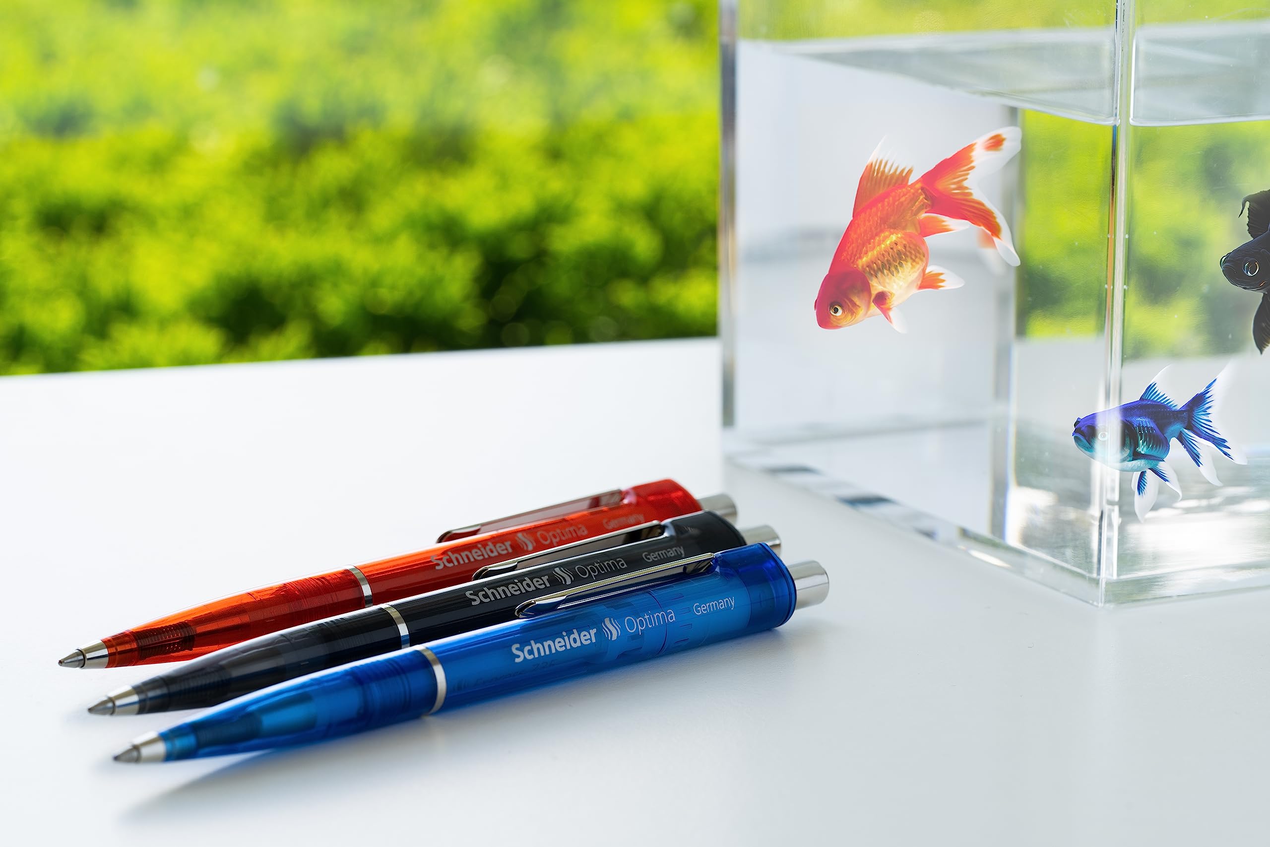 schneider-optima-druckkugelschreiber-m-blau-transparent-10-st-ck image 2