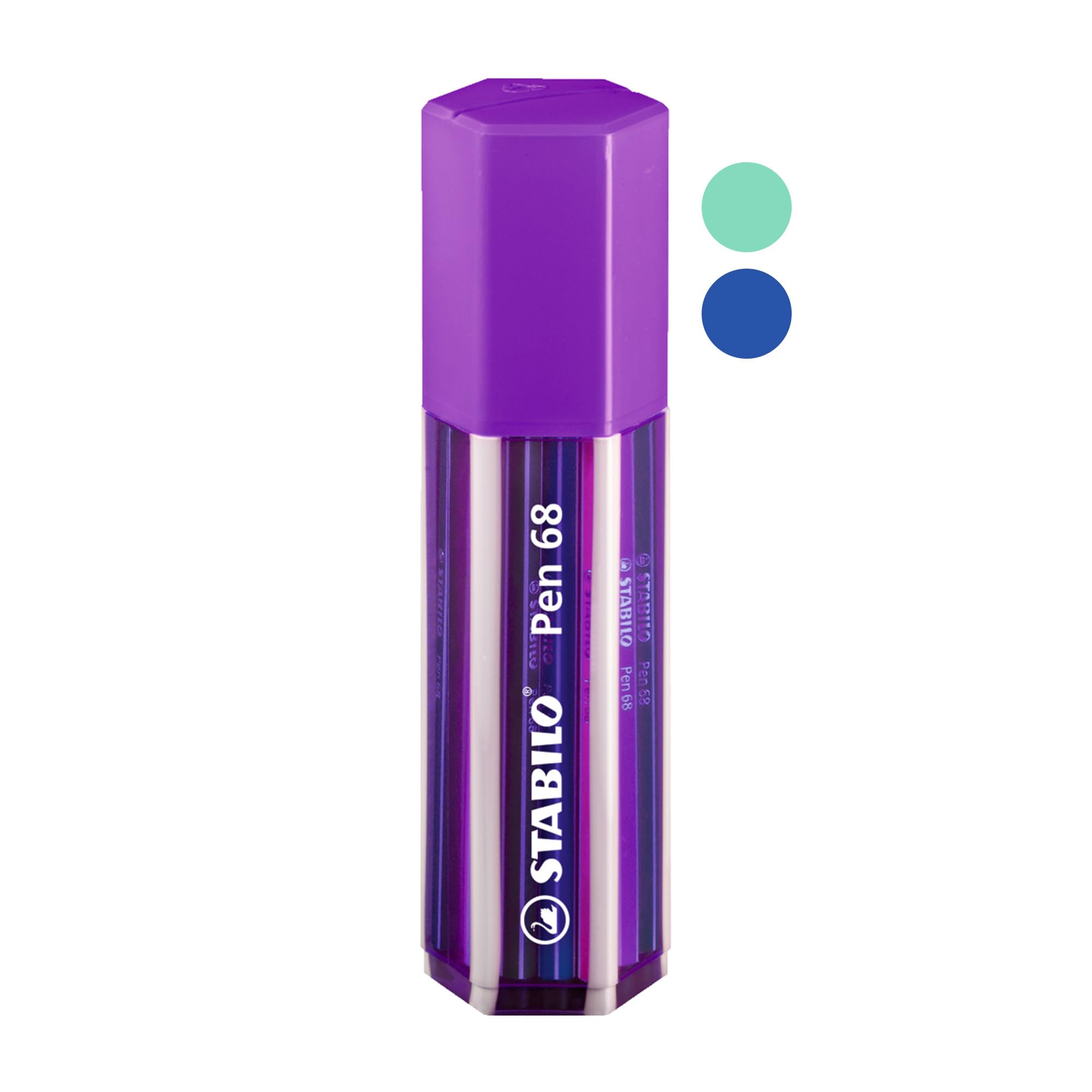 stabilo-pen-68-premium-filzstift-1-mm-mit-aquarell-funktion image 1