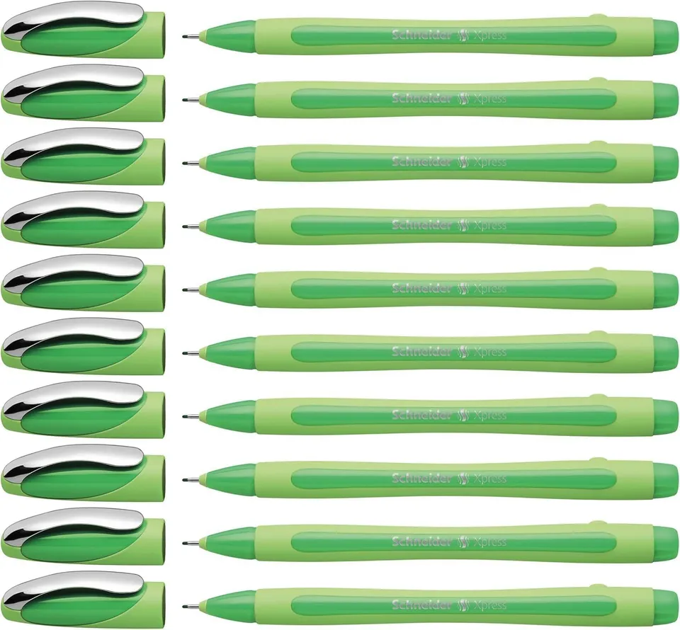 schneider-xpress-fineliner-0-8-mm-10er-pack-gr-n image 1