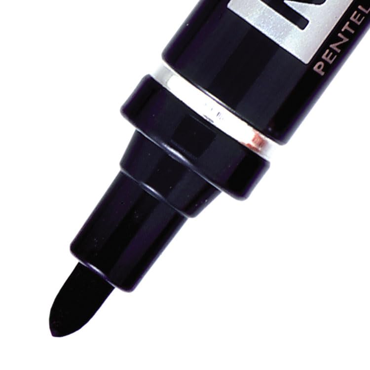 pentel-n50-ae-permanentmarker-aluminiumgeh-use-konische-spitze-schwarz image 8