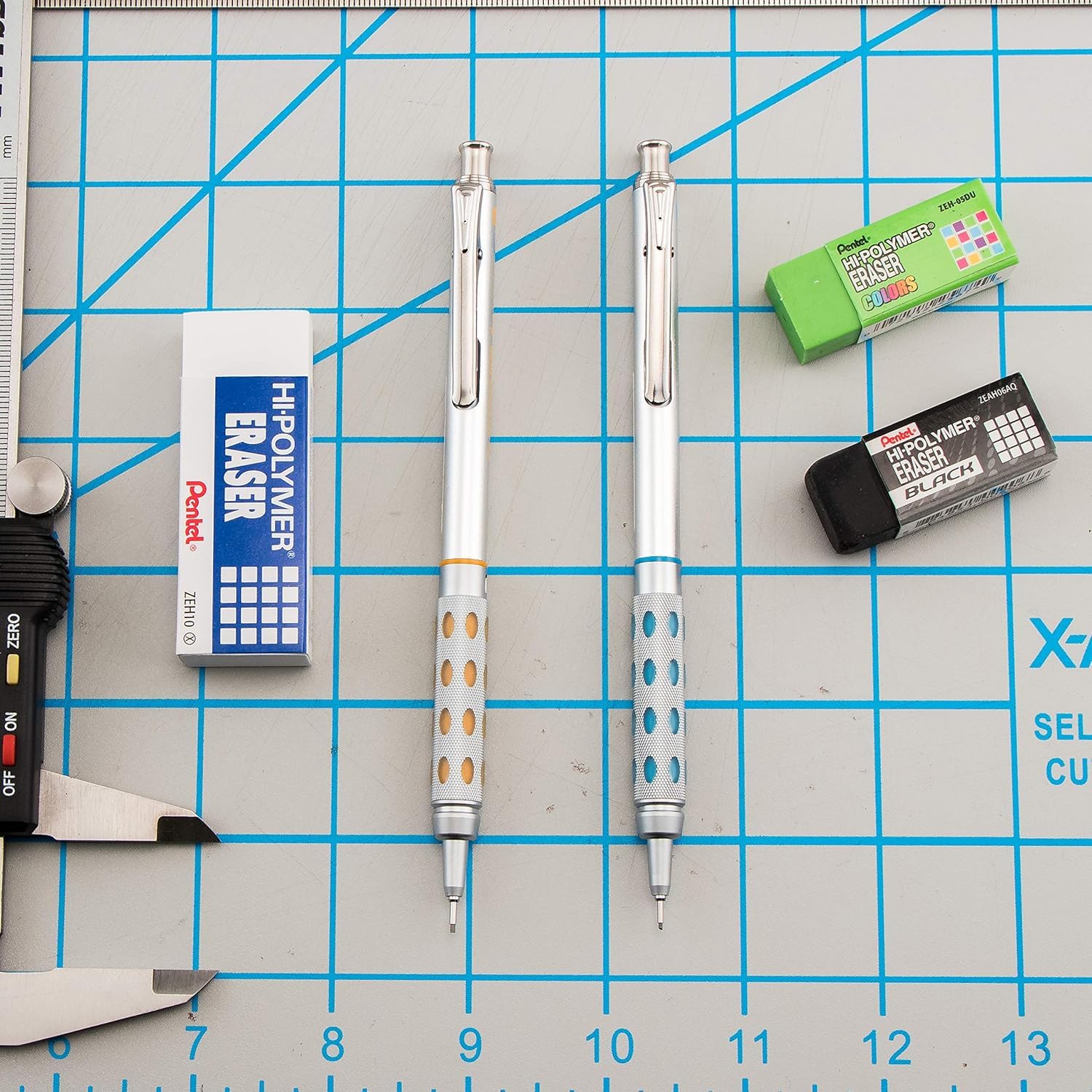 pentel-graphgear1000-druckbleistift-0-3-mm-hb-edelstahl image 2