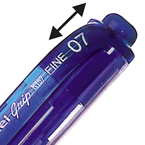 pentel-k157-c-hybrid-gel-grip-druck-tintenroller-0-7-mm-blau-12-st-ck image 7