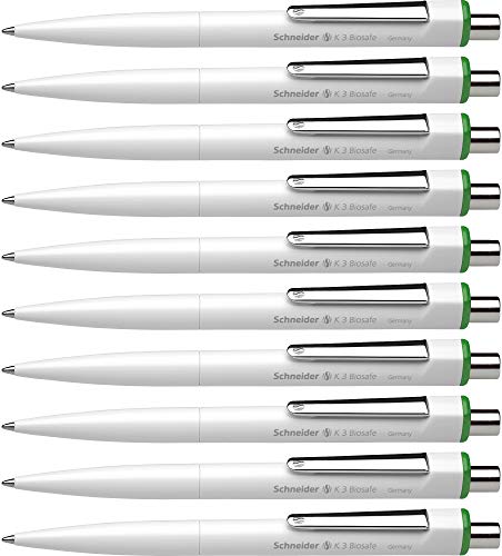 schneider-k-3-biosafe-kugelschreiber-m-gr-n-10er-pack-dokumentenecht image 8