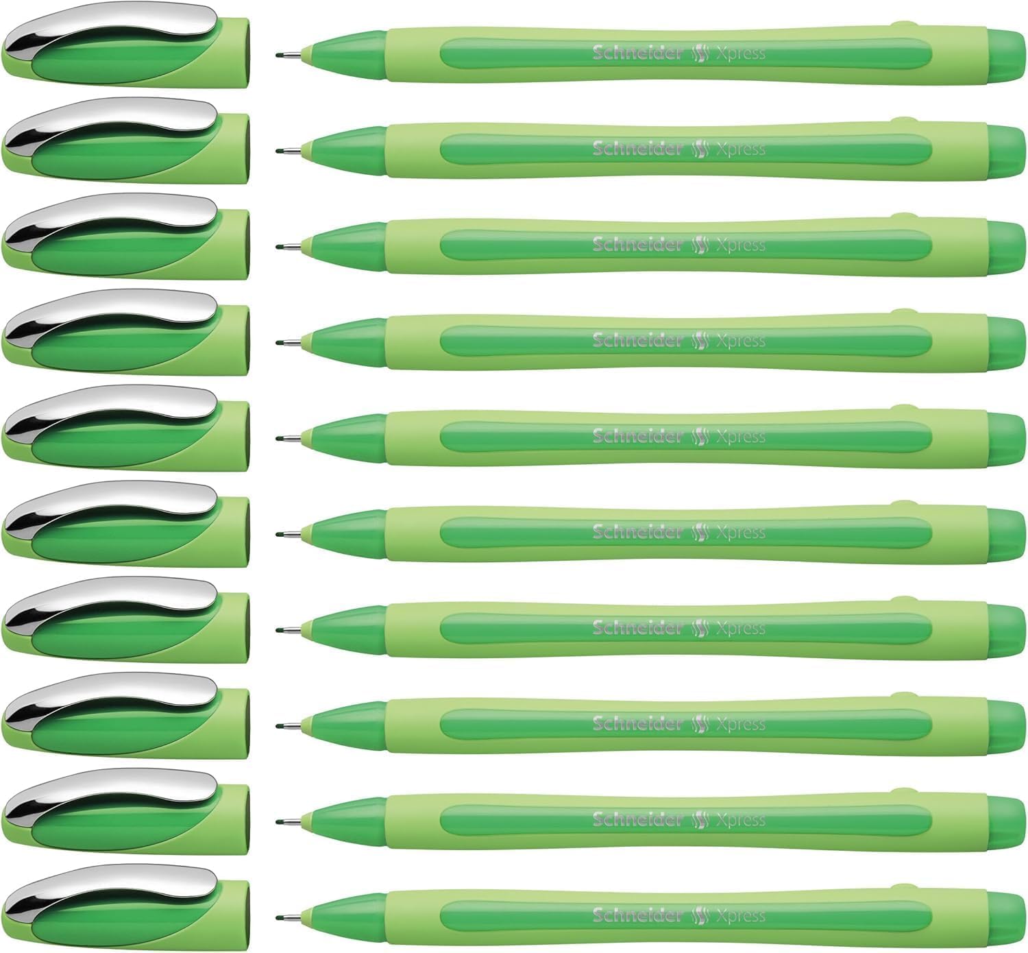 schneider-xpress-fineliner-0-8-mm-10er-pack-gr-n image 1