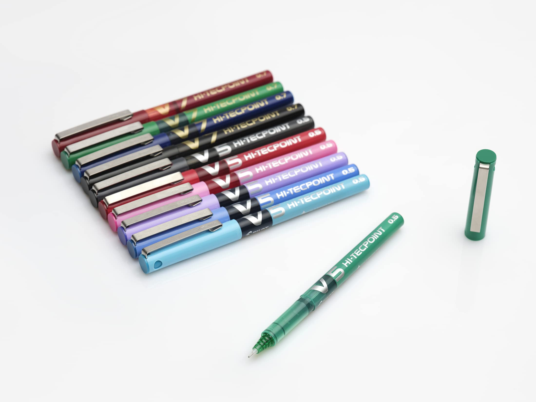 pilot-hi-tecpoint-v7-tintenroller-0-7-mm-4er-set-blau image 4