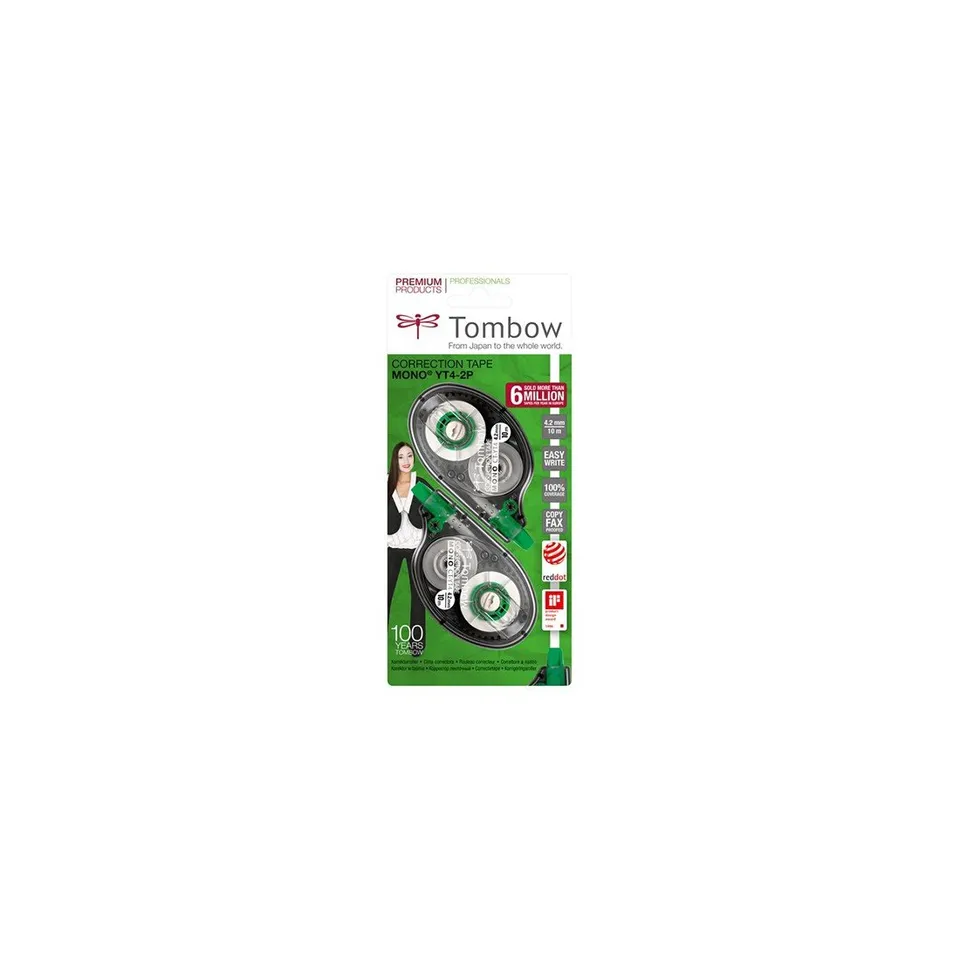 tombow-mono-yt4-korrekturroller-4-2-mm-x-10-m-2er-pack image 1