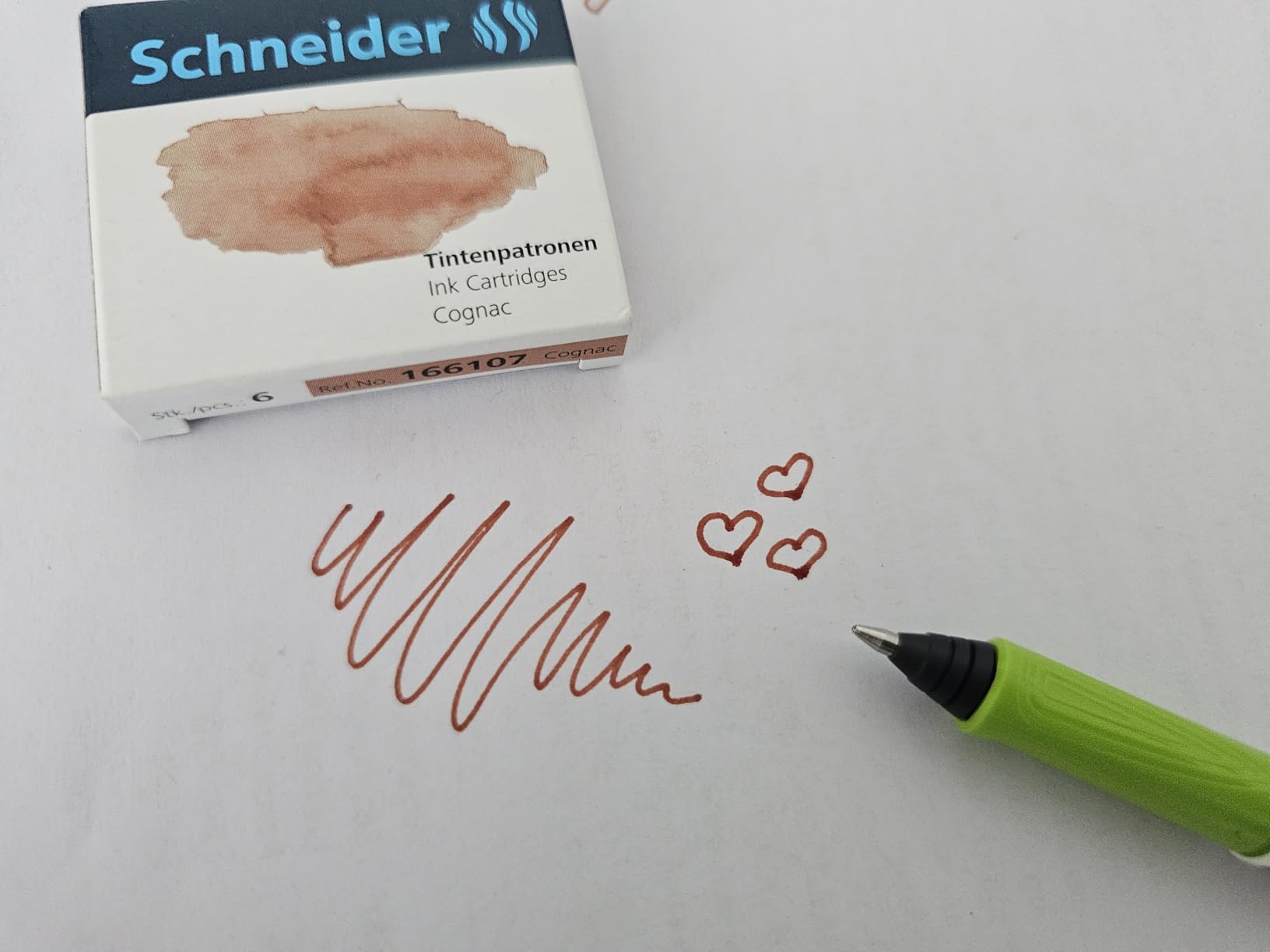 Schöne Farbe, etwas hell